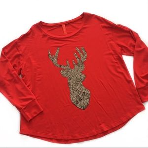 Adorable Reindeer Top